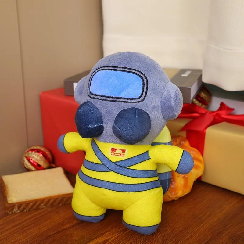 25cm Lethal Company Plush Toys Coil Head Long Necked Figure Soft Stuffed Dolls Animal Plushie Home Decor Collection Kids Gift