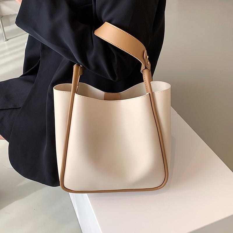 Женская сумка в корейском стиле, сумка-ведро на одно плечо, портативная сумка большой вместимости, сумка для матери