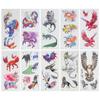 Набор из 10 шт. временных тату-наклеек с животными для макияжа тела, водостойкие наклейки для женщин