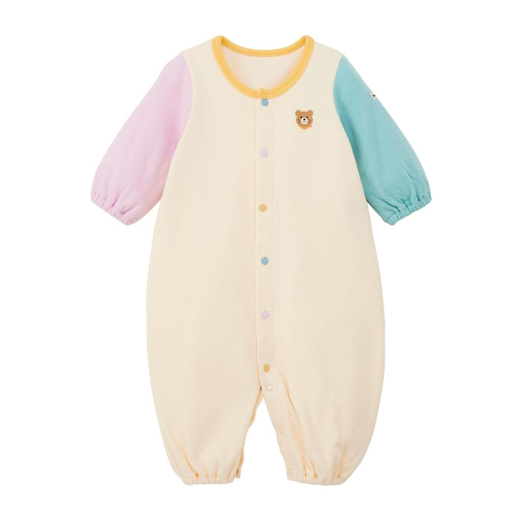 MIKIHOUSE HOT BISCUITS and Size 50 Two-Way All-in-One, Boys' Girls' Baby/Kids' Clothing, Multicolor, (50-60cm), 70-2615-142