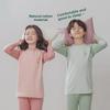 Children's Pure Cotton Fall and Winter Underwear Set: Boys' Sweaters & Girls' Round Neck Mid-Neck Apparel