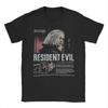 Мужские футболки Leon and Grace Resident Evils Requiem 100% Хлопок Одежда Смешные с коротким рукавом с круглым вырезом Футболки Футболка