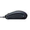 Sanwa Supply USB Type-C Wired Mouse Blue LED Compatible with Windows and Mac Black MA-BLC158BK