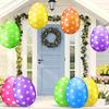 19" надувные пасхальные яйца украшения гигантское пасхальное яйцо орнамент красочные яйца уличный двор декор для гостиной офиса сад газон