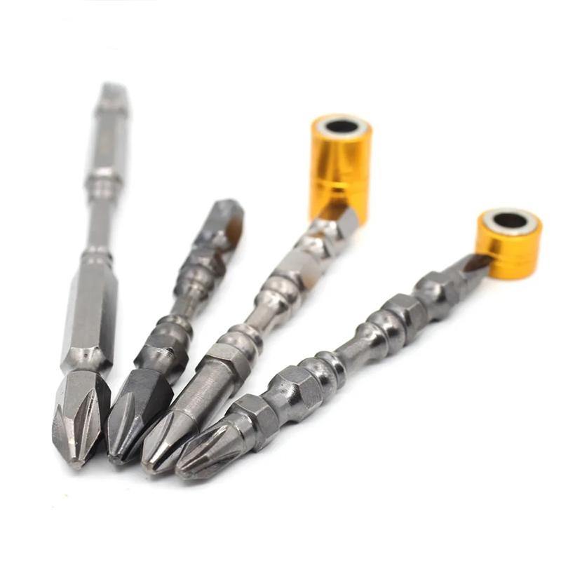 65/100mm Magnetic Drills Screwdriver Bits S2 Steel Cross Head Screw Driver Phillips Screwdrivers Kit Double Magnetize Tools