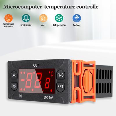 ETC-902 12В 24В 110В 8А/220В AC Цифровой термостат Терморегулятор Для инкубатора С высокоточным датчиком