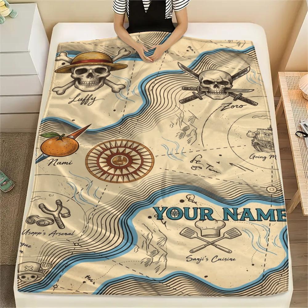 1PC Custom Name One Piece Patterned Flannel Blanket Suitable For All Seasons for Home Decor Warmth and Comfort Gifts Holiday Present_lx