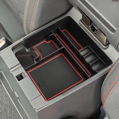 SHAOHAO Для 2025 2026 Nissan Frontier Органайзер-лоток для центральной консоли -2025 2026 Nissan Frontier (S/SV/Pro-X/Pro-4X/SL) Подстаканник-органайзер Frontier 2024