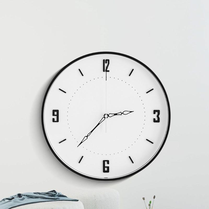 Silents None-Ticking Clocks Decorative Clock Battery Operated Wall Clock for Living Room Kitchen Home Office Decors
