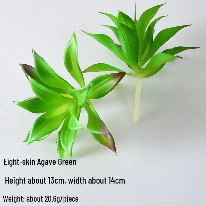Mini Flocking Artificial Succulent Bonsai for DIY Wall Decor
