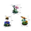 Gobricks MOC Honeybee Butterfly Dragonfly Bricks Симпатичная модель Bee Garden DIY Building Blocks Set Обучающие игрушки для детей Подарок