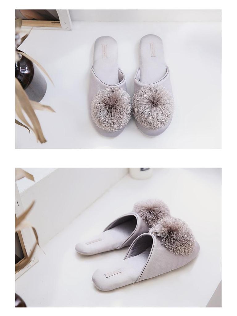 Стильные летние домашние тапочки с кисточками - Уютная резиновая подошва Бесшумная домашняя обувь