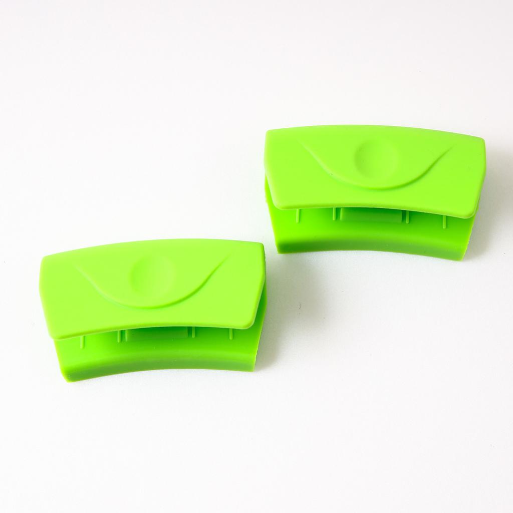 1 пара силиконовых зажимов для ушей, креативный зажим, чугунная ручка для микроволновой печи, изоляционный зажим для рук, набор ушей для горшка