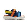 Li Ning удобные универсальные дышащие детские сандалии детская обувь синий оранжевый YKKS020-3