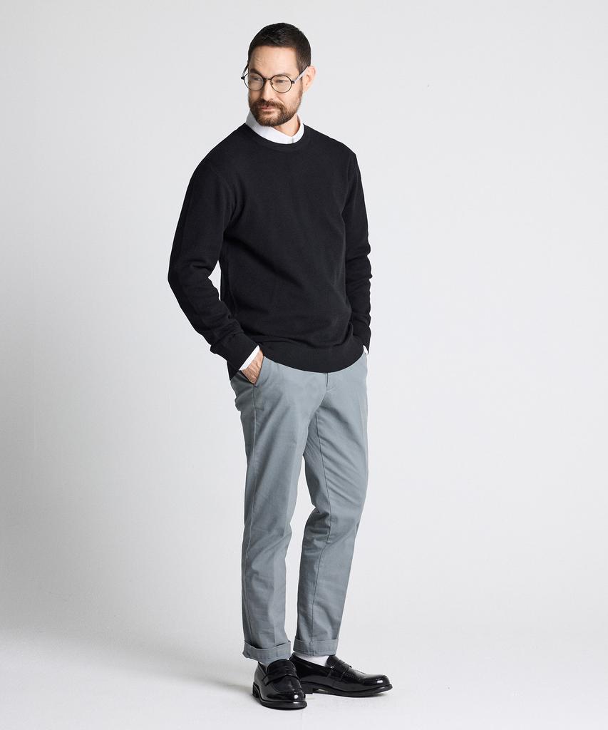 STCO Diems Washed Cotton Comfort Chino Pants Grey (Tapered Fit)_Dpawz02Csg