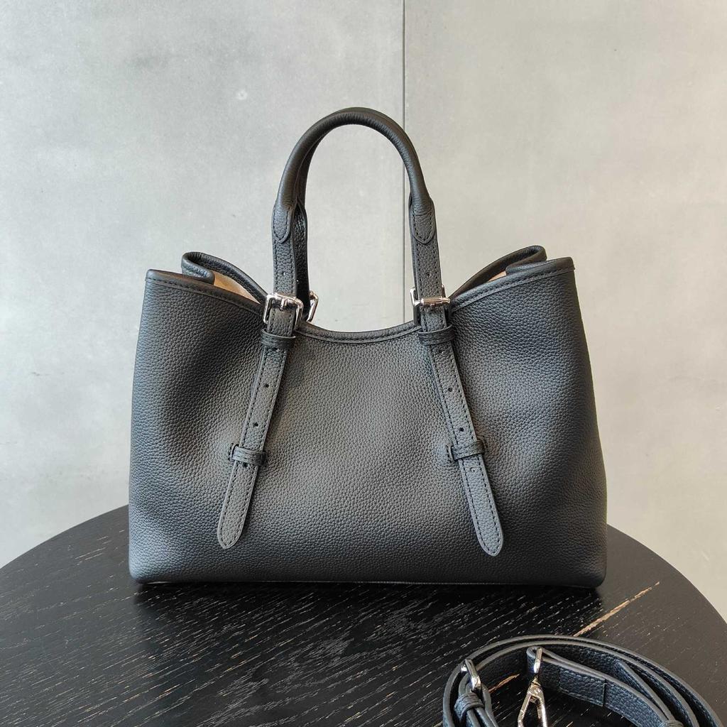 Кожаные женские сумки женские 2025 новая сумка-мессенджер высококлассная для поездок на работу из первого слоя коровьей кожи сумка-тоут женская сумка