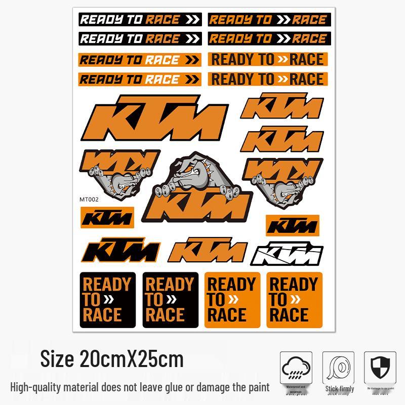 Водонепроницаемые наклейки-декали для мотоцикла и шлема KTM 390/790 Duke