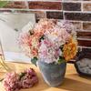 Искусственные цветы гортензии Yousheng Искусственные цветы гортензии со стеблем Устойчивые к ультрафиолетовому излучению искусственные цветы для улицы Ваза Свадебные букеты Центральные украшения
