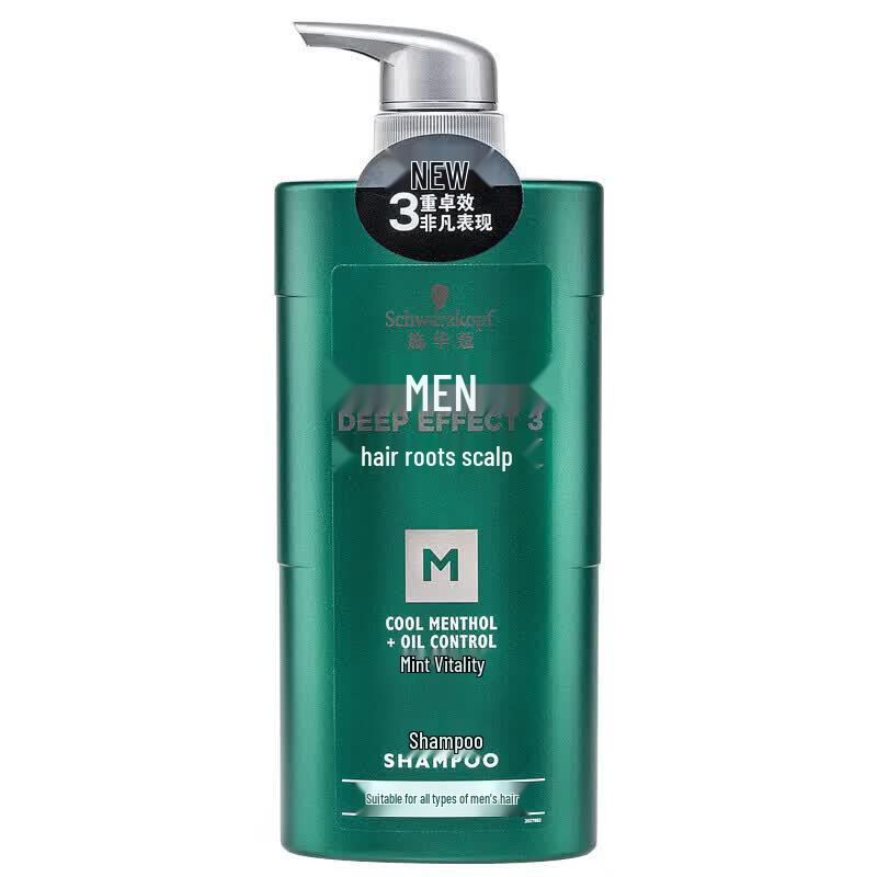 Schwarzkopf Men's Mint Energy Shampoo