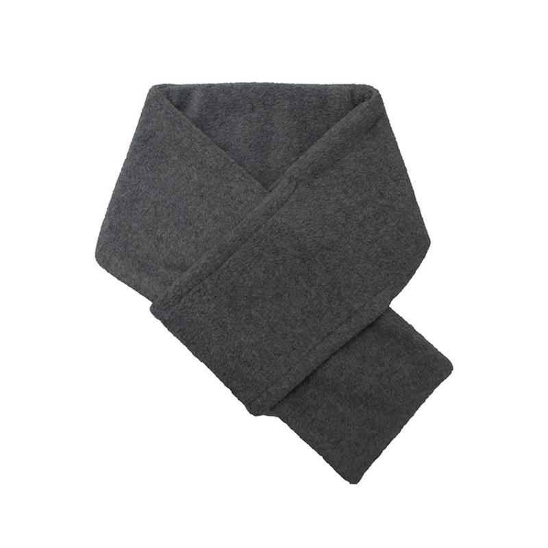 1PC Fashion Men Cross Scarf Winter Warm Fleece Scarves Soft Neckerchief Plush Velvet Cycling Scarves