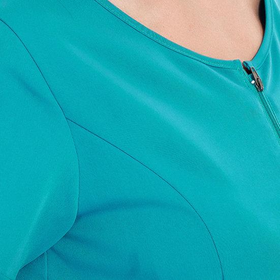 2 шт./компл., комплект женской больничной формы, комплект с круглым вырезом, застежкой-молнией, короткими рукавами, карманами, топ, брюки с эластичной резинкой на талии, быстросохнущий больничный стоматологический костюм медсестры