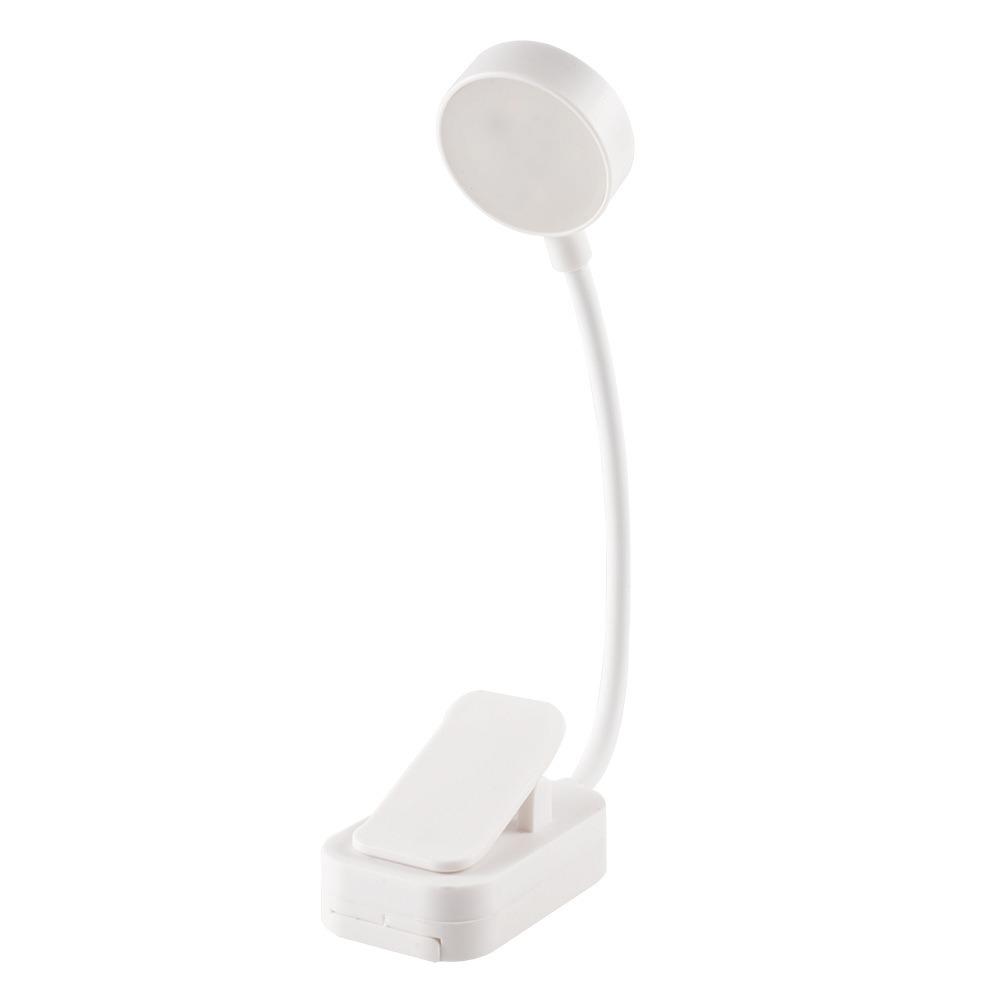 3 Colors LED Table Lamp LED Light Battery Powered Night Light Portable Clip Book Lamp Student Use
