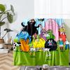 Barbapapa Theme Printed Blanket - Perfect for Couch, Bed, Travel & Outdoor Use | Machine Washable, Cozy & Durable.