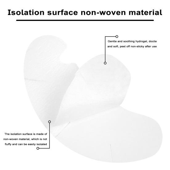 50 пар Мягкие нетканые гелевые патчи под глаза для наращивания НАКЛАДНЫХ ресниц Ультратонкий коврик для патчей для глаз для ресниц