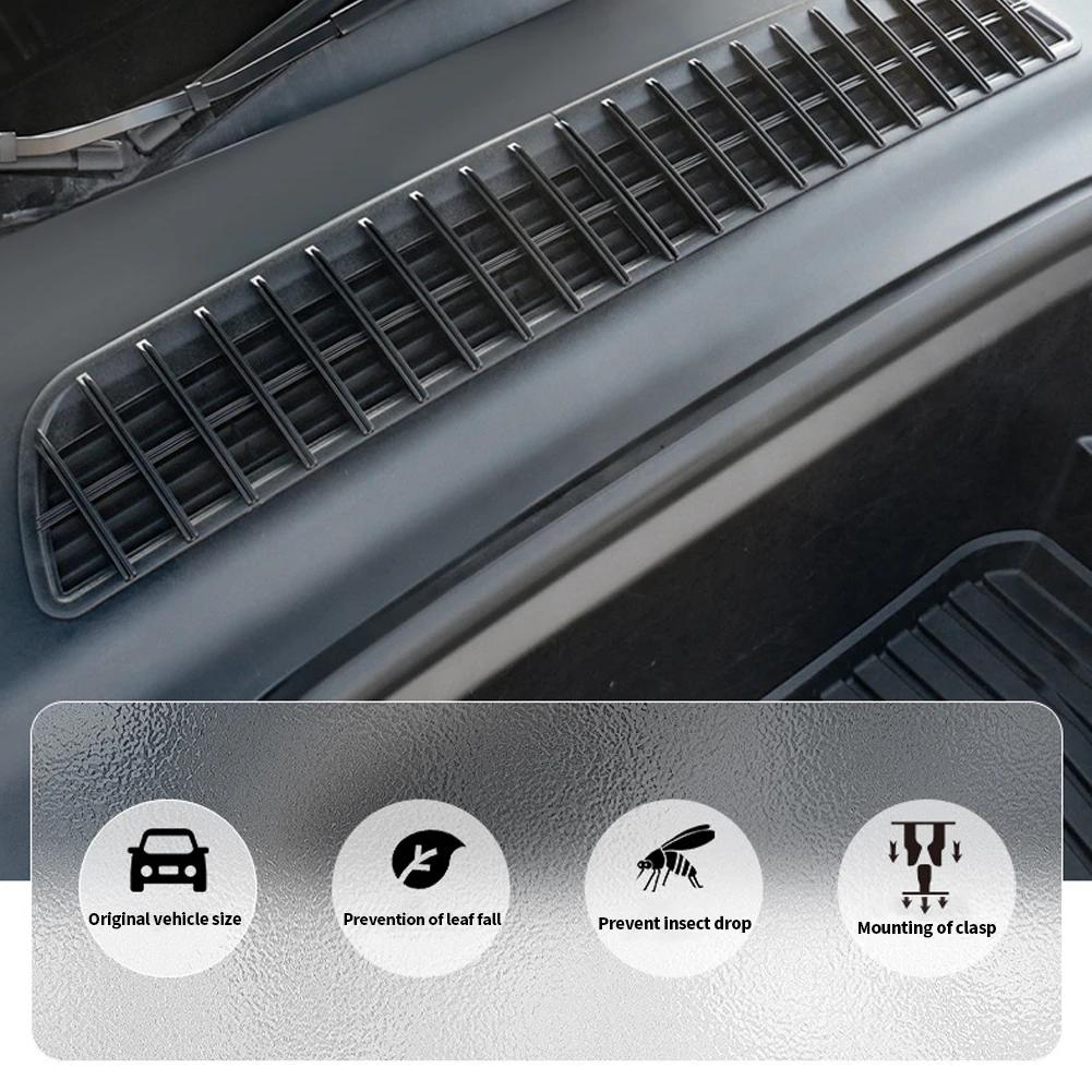 Автомобильный воздухозаборник, салонный фильтр для мусора, внутренняя защитная крышка, автомобильные аксессуары для Tesla Model 3, модель Y 2024, 2024, автомобильные аксессуары