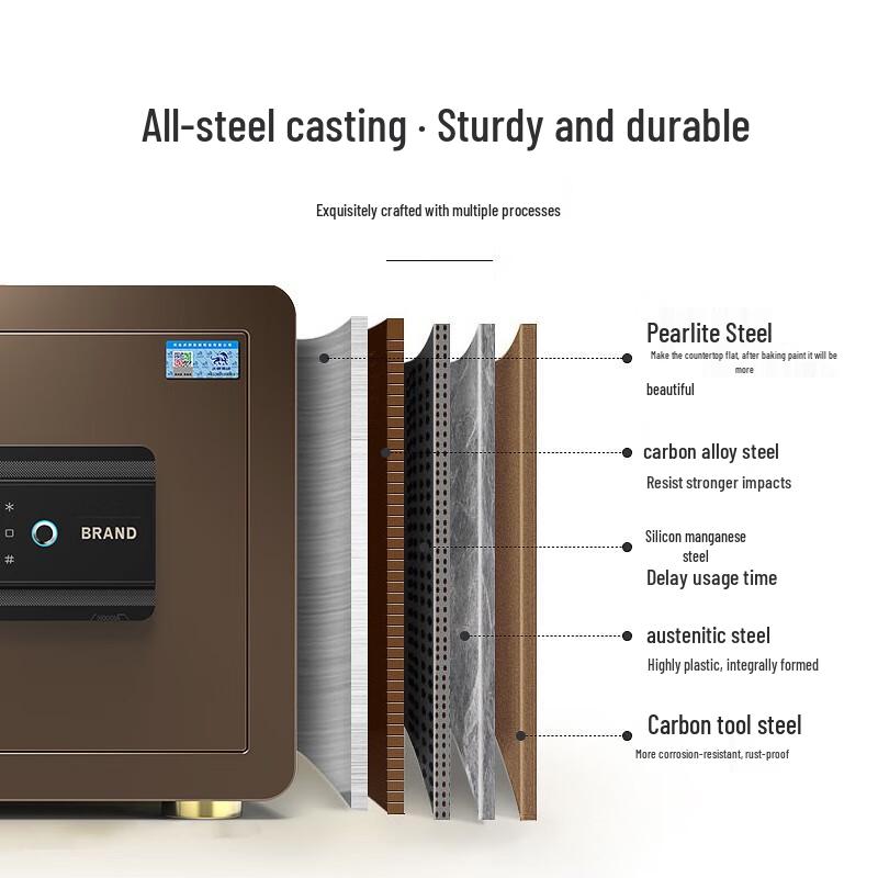 Tiger Borui Series Fingerprint Keyless Steel Safe