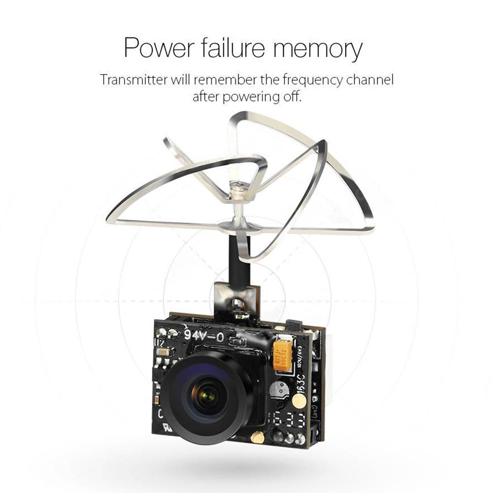 Eachine Черный Pro TX02 NTSC Super Mini AIO 5,8G 40CH 200 МВт VTX 600TVL 1/4 Cmos NTSC FPV камера передатчик гоночный дрон