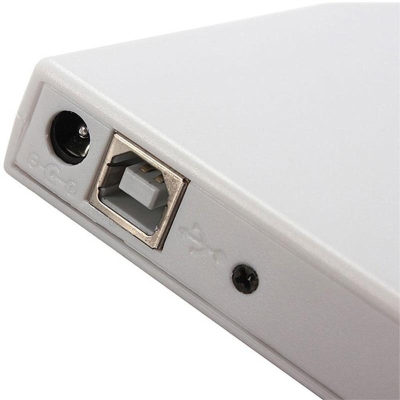 USB2.0 Внешний USB CD DVD VCD привод / записывающее устройство для ПК, компьютера, ноутбука MAC, черный