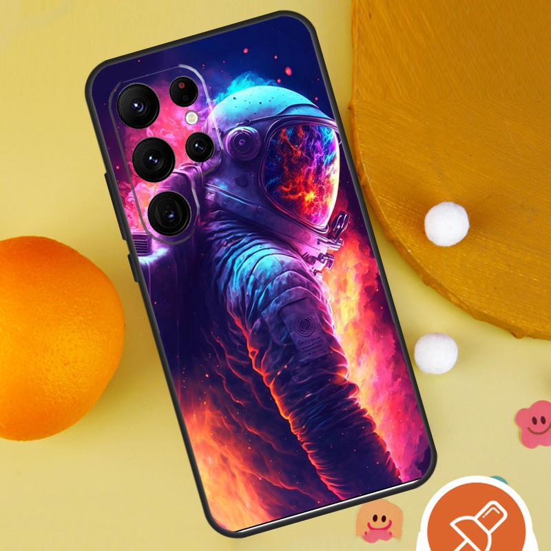 Космическая Луна Астронавт Чехол Для Samsung Galaxy S22 S23 Ultra S20 FE S21 FE Note 10 20 Ultra S8 S9 S10 Plus Чехол