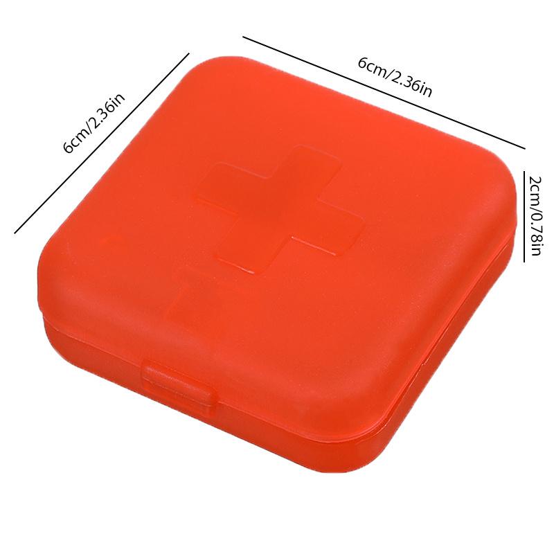 1pc Medicine Box, Jewelry Storage Box, Pill Organizer, Portable Pill Box, Mini Medicine Storage Organization, Household & Travel Accessories