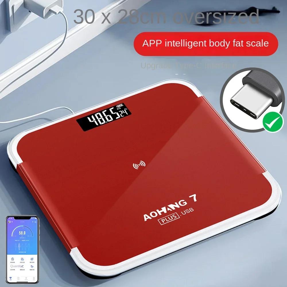 Electronic Scale Upgrade Type-c Interface Charging Electronic Scale Weighing Scale USB Home Smart Weighing Scale