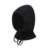 Knitting Hat Scarf Set Solid Color Adjustable Drawstring Scarf Hat Women Winter Warm Windproof Elastic Thermal Hat