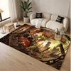 Other Similar Designs Theme Soft Crystal Velvet Rug Custom Name & Text Print Non Slip Floor Rug for Bedroom Living Room