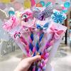 1pc Girls Child Rainbow Unicorn Wings Snow Wig Hairpin for Cute Female Baby Bangs Side Clip Hair Accessories Twist Braid Headwear