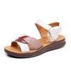 Fashion Genuine Leather Women's Sandals Summer Soft and Comfortable Non-slip Middle-aged and Elderly Mothers' Shoes Sandalias Femininas