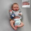 20'' 50см Живые Куклы Реборн Харпер Полностью Виниловое Тело Милое Улыбающееся Лицо с Ямочками Кукла Новорожденного Ручная 3D Роспись Кожи Реалистичная Кукла-Симуляция