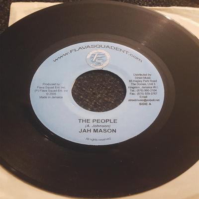 7-дюймовая пластинка JAH MASON - The People NONE Flava Squad Ent 2005 Ямайка Регги, Ска и Даб Б/У