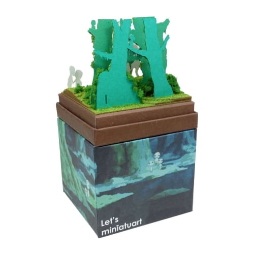 OJOP Sankei Studio Ghibli Mini Princess Mononoke Forest of Spirits Paper Craft MP07-138