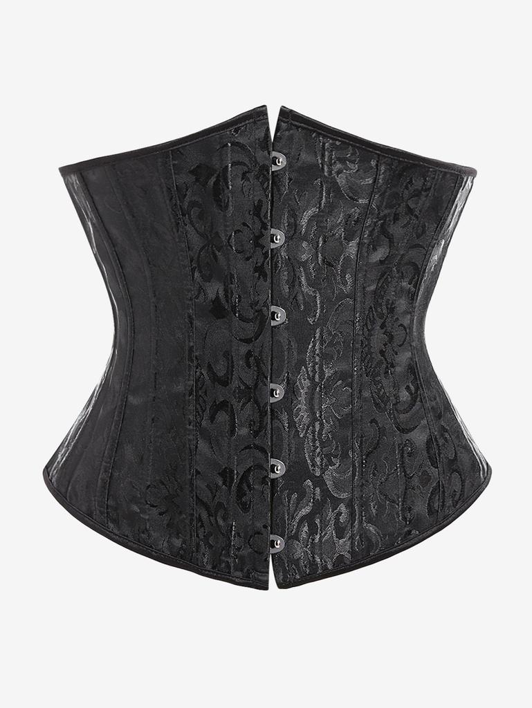 Rosegal Gothic Boning Lace-up Underbust Corset