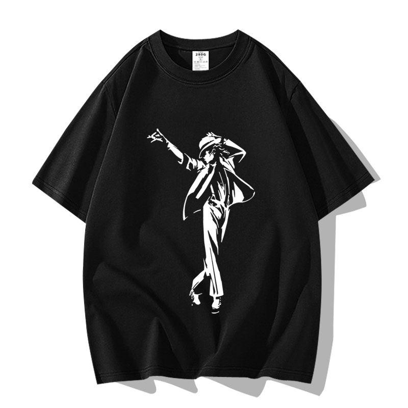 2026 Limited Edition Michael Jackson Pattern Men and Women New Summer T-shirts for Adults Parents and Children Cotton T-shirts