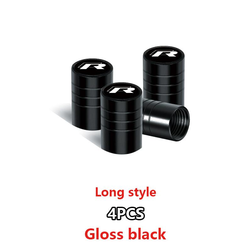 Car Wheel Tire Valve Caps Tyre Rim Stem Covers Auto Accessories For Volkswagen Bora Polo Golf Passat Touareg Tiguan Vento Sharan