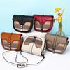 New Lady Shoulder Bags Fashion Handheld Bag Retro Korean Style Checkered Saddle Bag Trend Leisure Versatile Crossbody Bags