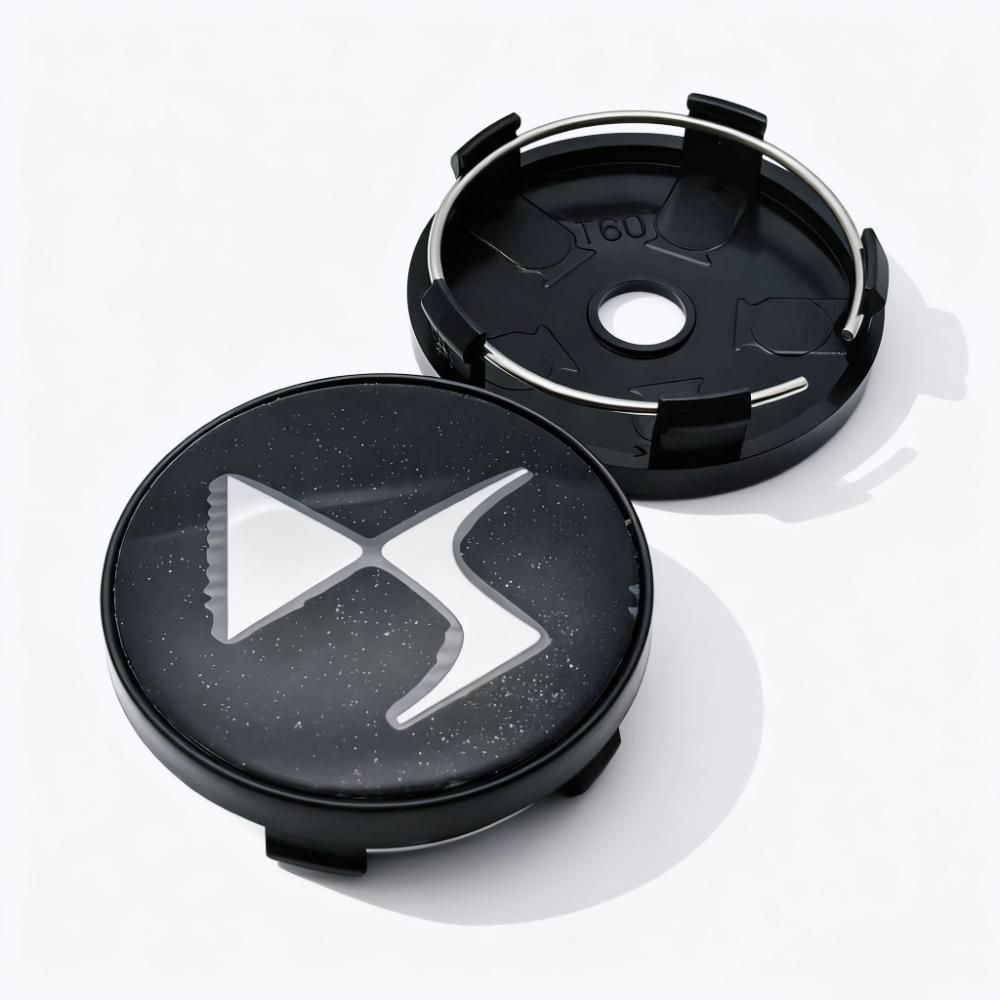 4pcs DS Logo Emblem Car Wheel Center Caps 60MM 56MM Wheels Hub Cap DS3 DS5 Badge Rim Hubcaps Dust Cover Replace Car Accessories