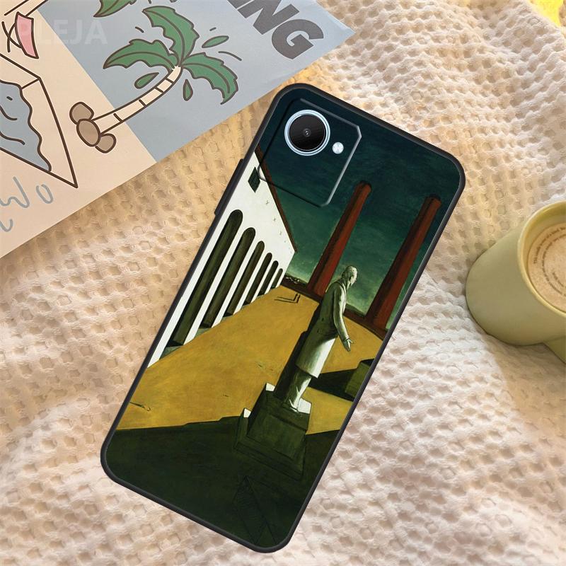Giorgio De Chirico Art Case For Realme 15 11 12 13 14 Pro Plus C65 C67 C71 C63 C61 C55 C51 C53 C35 C75 GT6 GT7 Pro