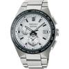 Men's SBXY049 (ASTRON NEXTER Solar Radio World Time Men's Metal Band) Round Watch Silver