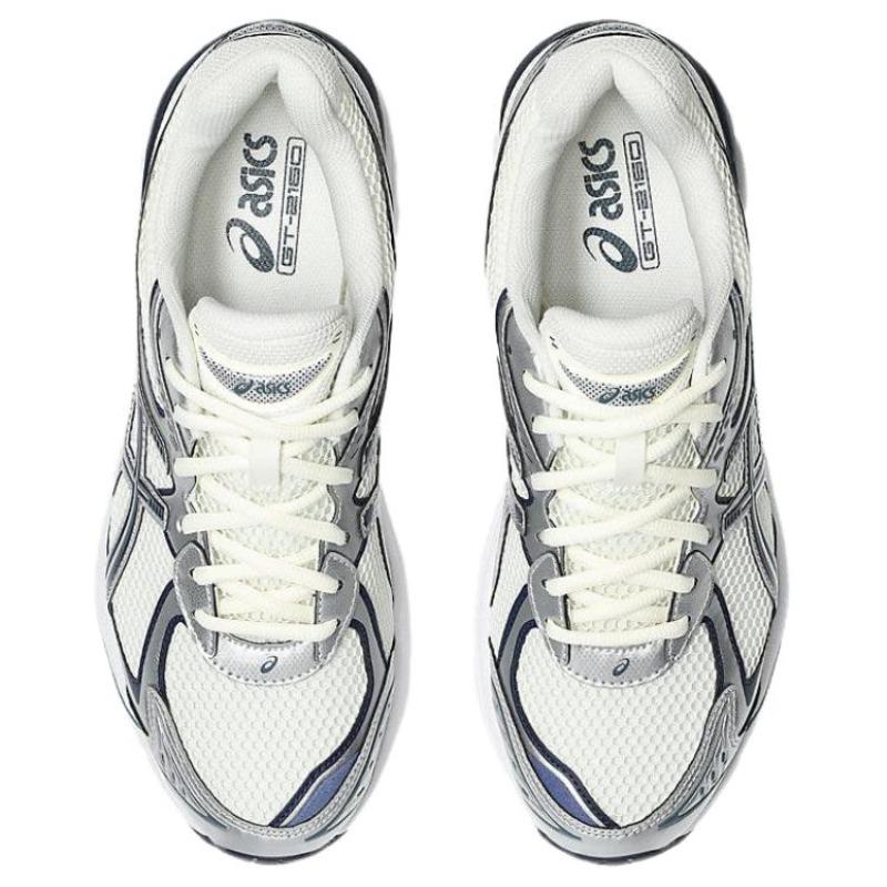 Asics GT-2160 Унисекс Беговые кроссовки Белый Серебристый Синий 1203A275-117